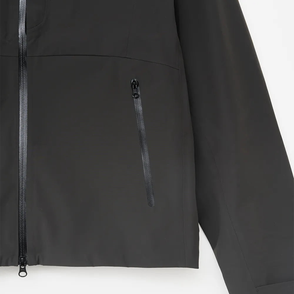 Hiking Patrol ARC LT WEIGHT SHELL JACKET CHARCOAL BLACK ポケット詳細