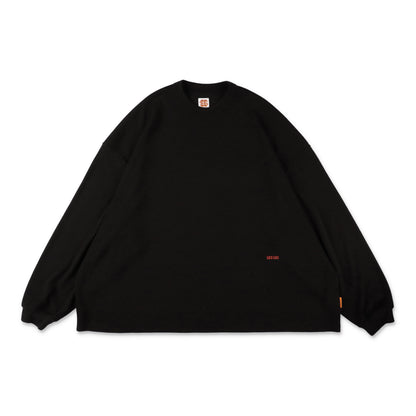 SEE SEE SUPER BIG LS KNIT TEE【BLACK】