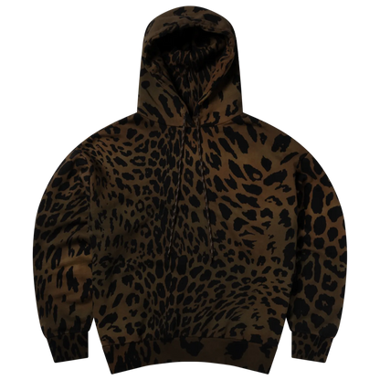 Leopard Tie Dye Hoodie Multi - ARIES 正面