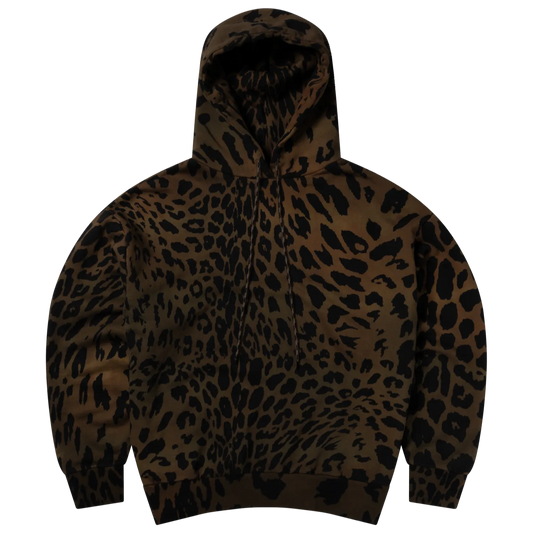 Leopard Tie Dye Hoodie Multi - ARIES 正面