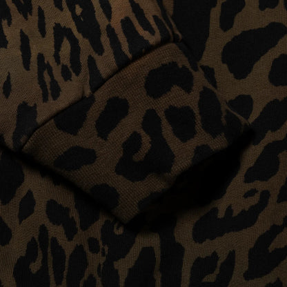 Leopard Tie Dye Hoodie Multi - ARIES 袖口部分のディテール