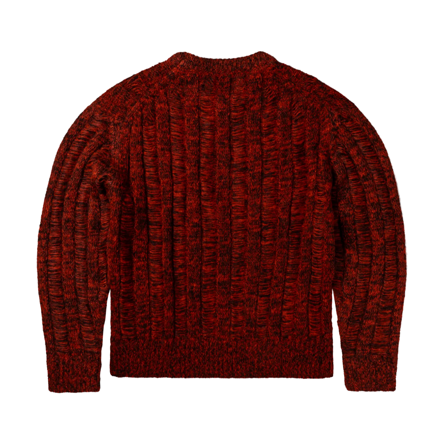 Laddered Mohair Sweater Red - ARIES 背面