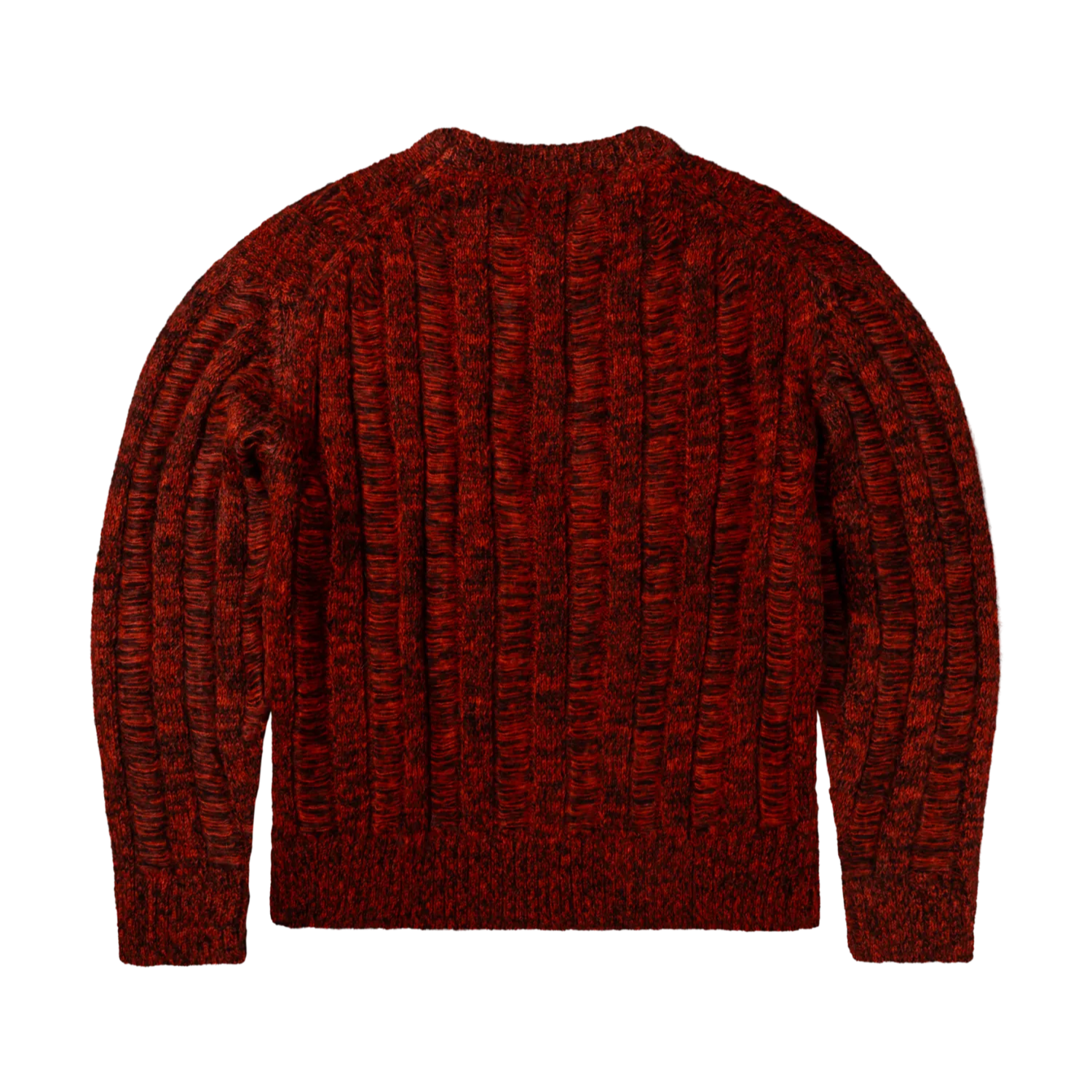 Laddered Mohair Sweater Red - ARIES 背面