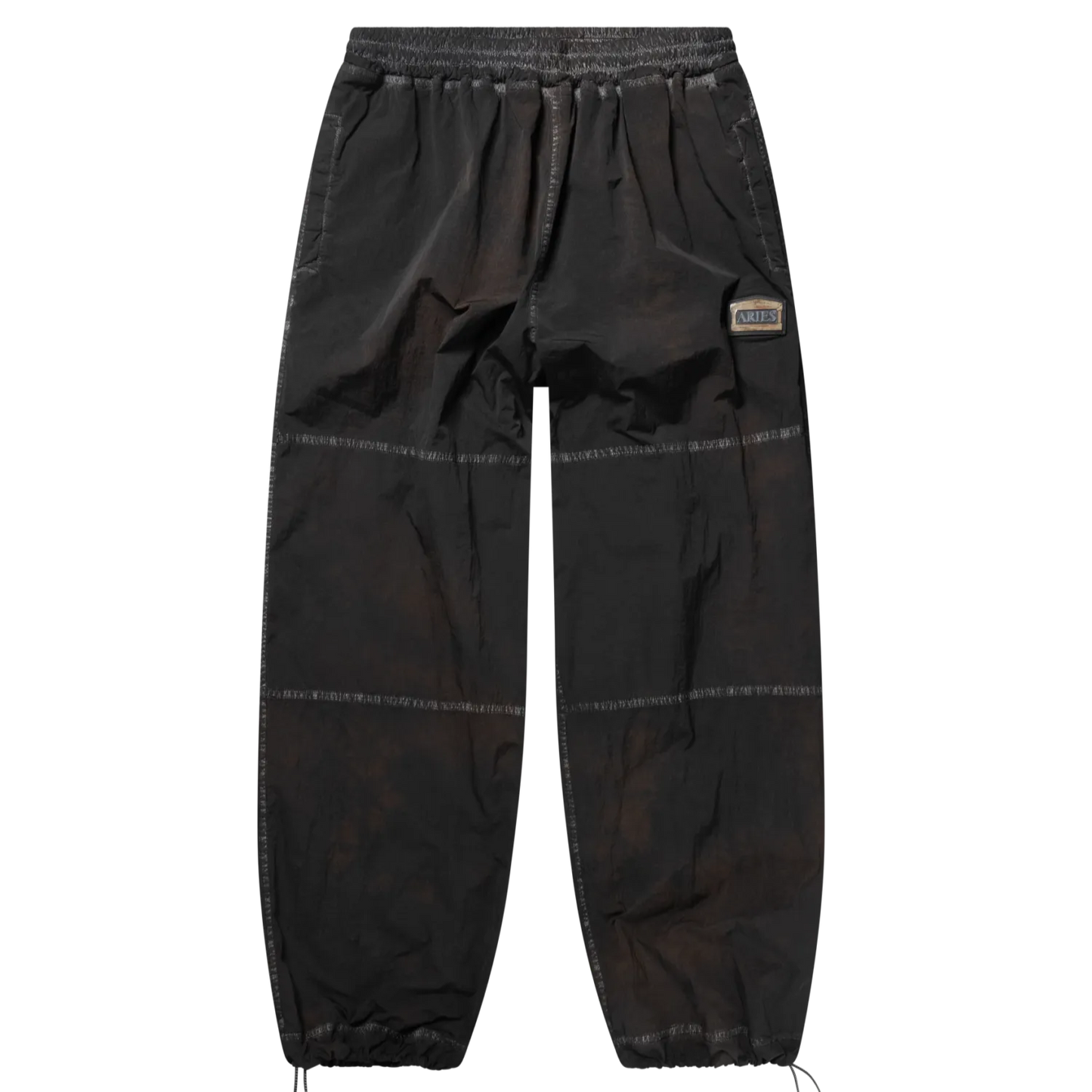 Rag Dye Windcheater Pant Brown - ARIES 正面