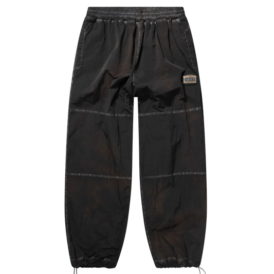 Rag Dye Windcheater Pant Brown - ARIES 正面