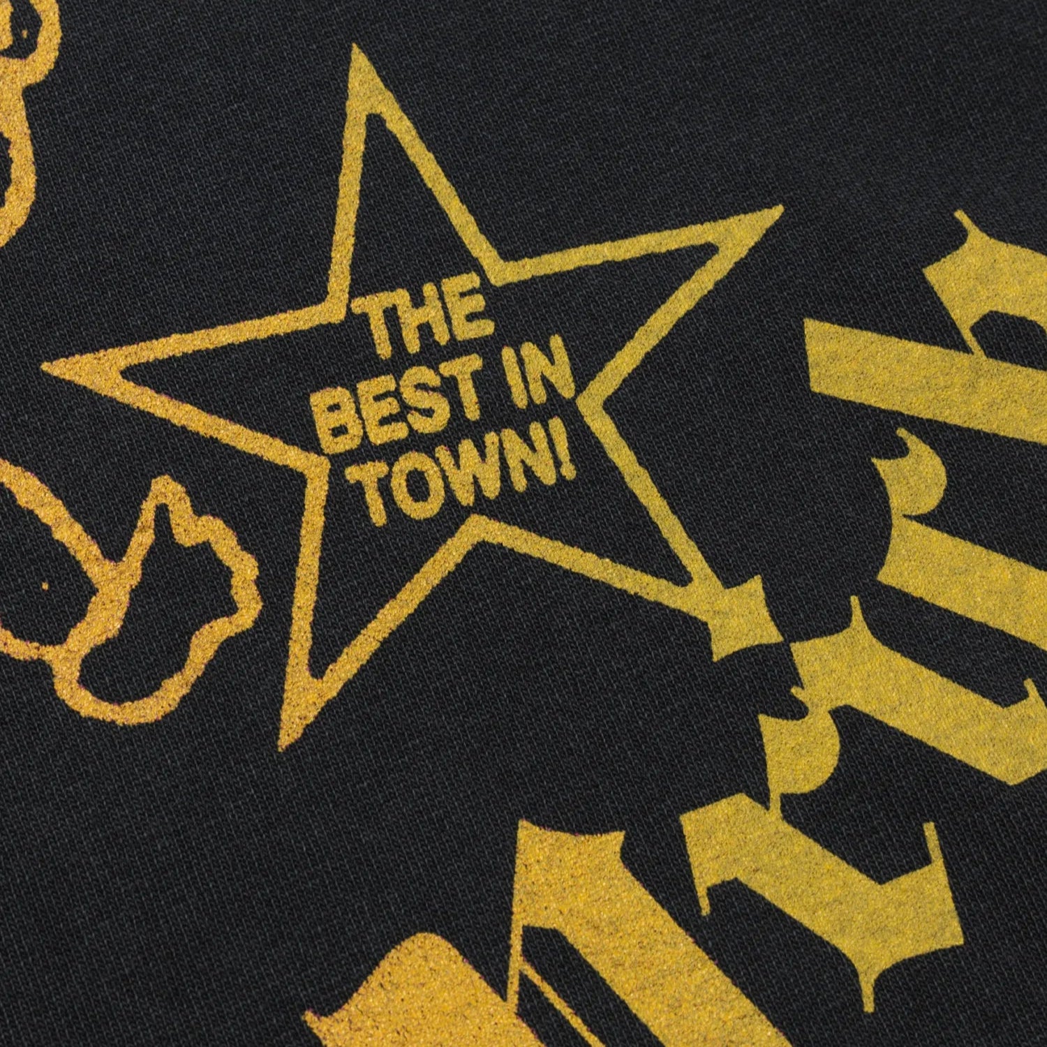 Faded Tattoo Shop SS Tee Black - ARIES ロゴのディテール