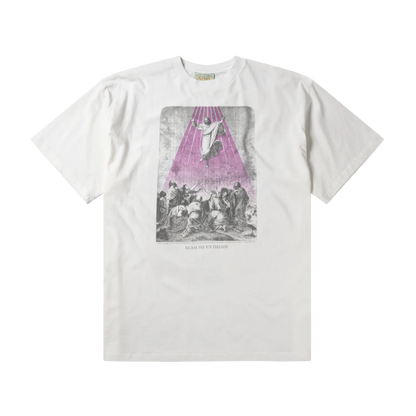 Faded Beam Me Up Daddy SS Tee Off White - ARIES 正面