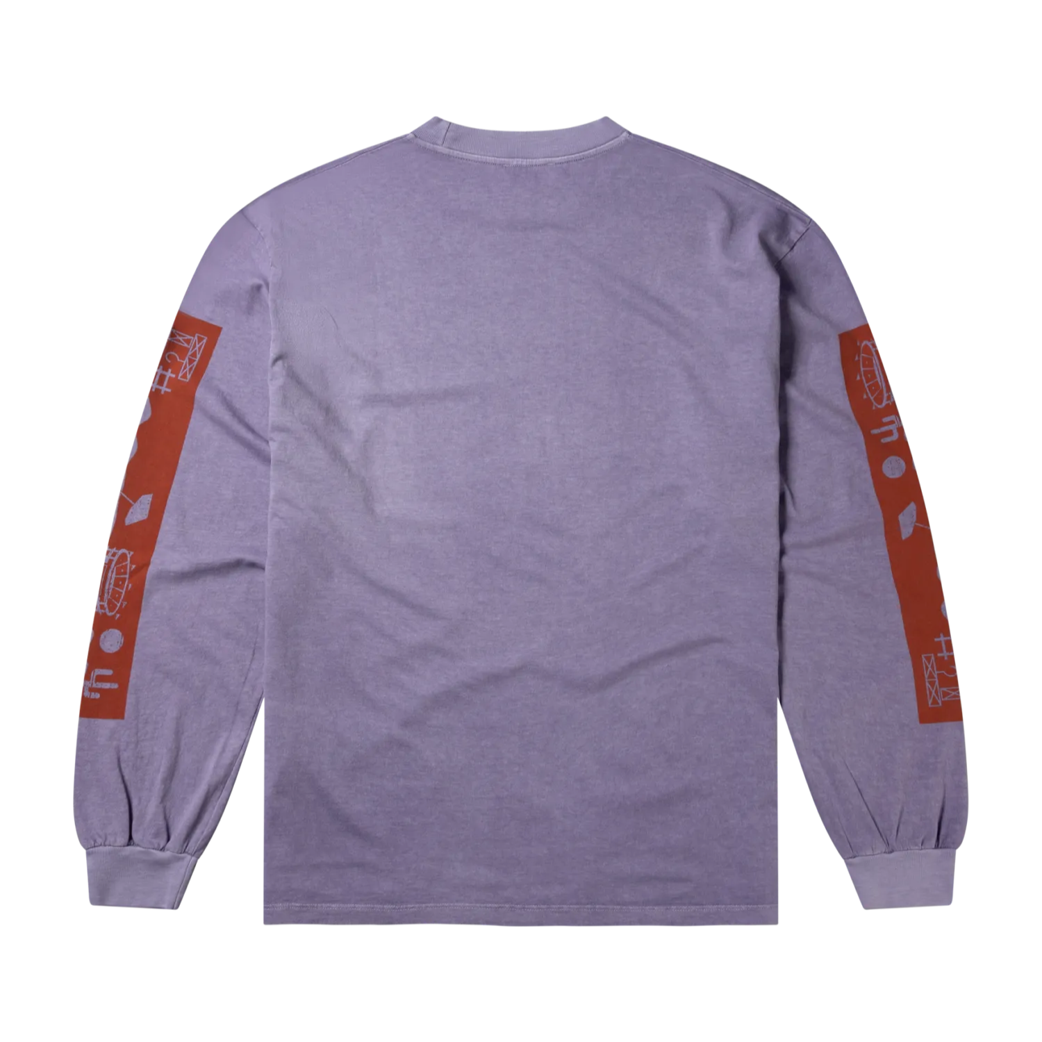 ARIES - Faded Wingdings LS Tee Purple – STUDY SHOWROOM STORE