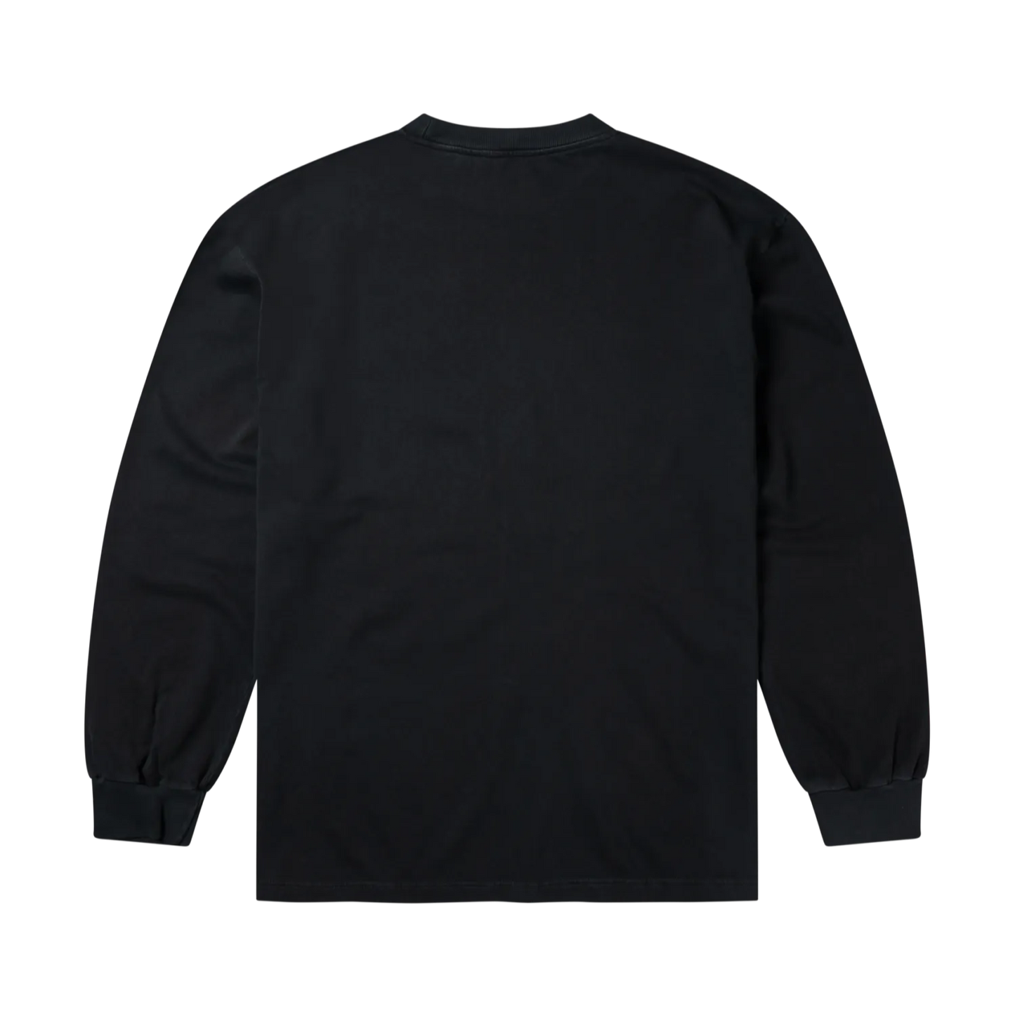 Faded Grunge LS Tee Black - ARIES 背面