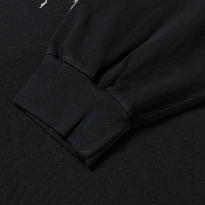 Faded Grunge LS Tee Black - ARIES 袖口のディテール