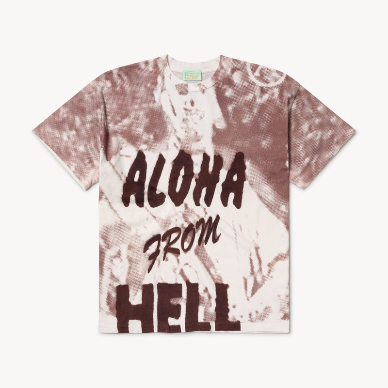 ARIES - Aloha From Hell Full Bleed SS Tee Off White