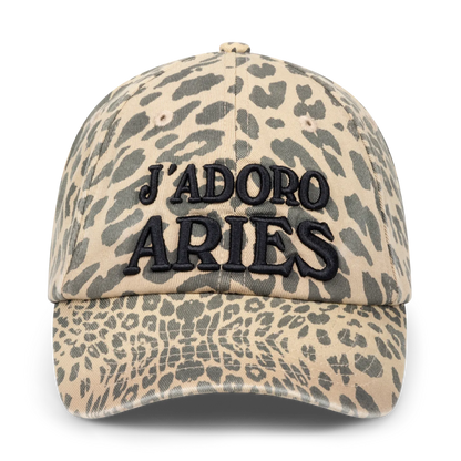 J'Adoro Aries Leopard Cap Beige - ARIES 正面