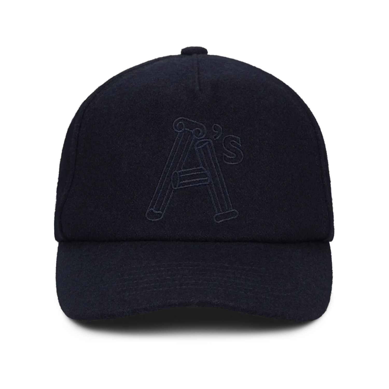 Wool Column A Cap Navy - ARIES 正面