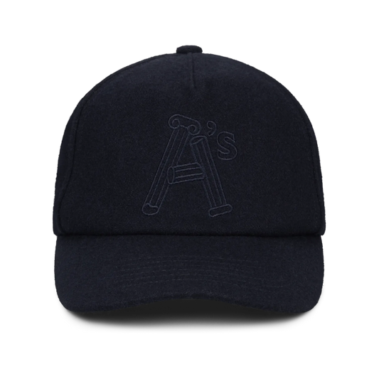 Wool Column A Cap Navy - ARIES 正面
