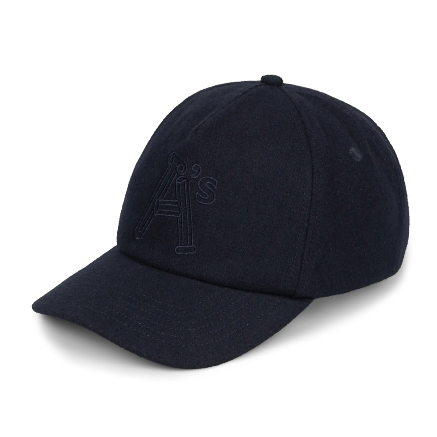 Wool Column A Cap Navy - ARIES 側面