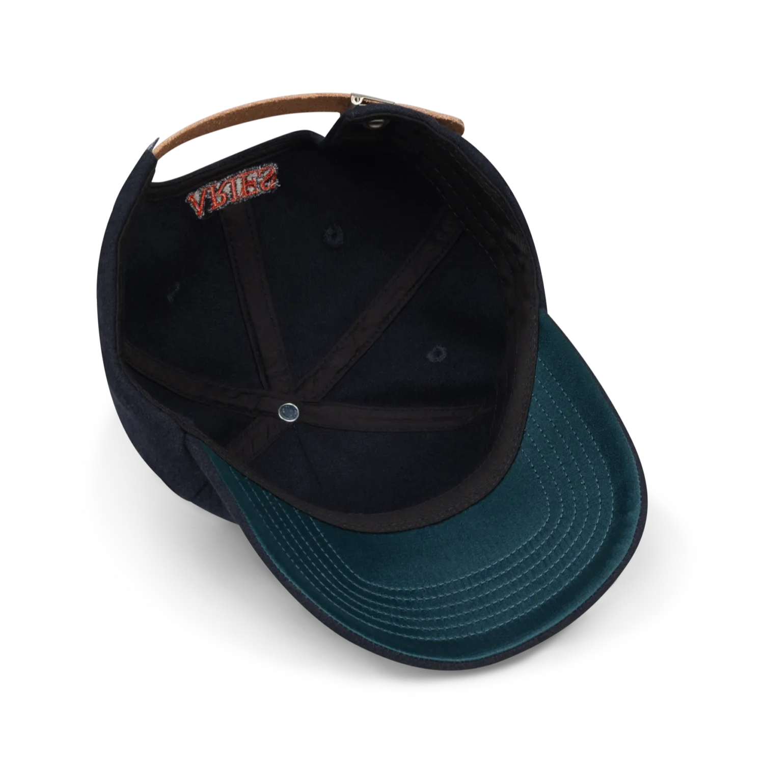 Wool Column A Cap Navy - ARIES 裏面