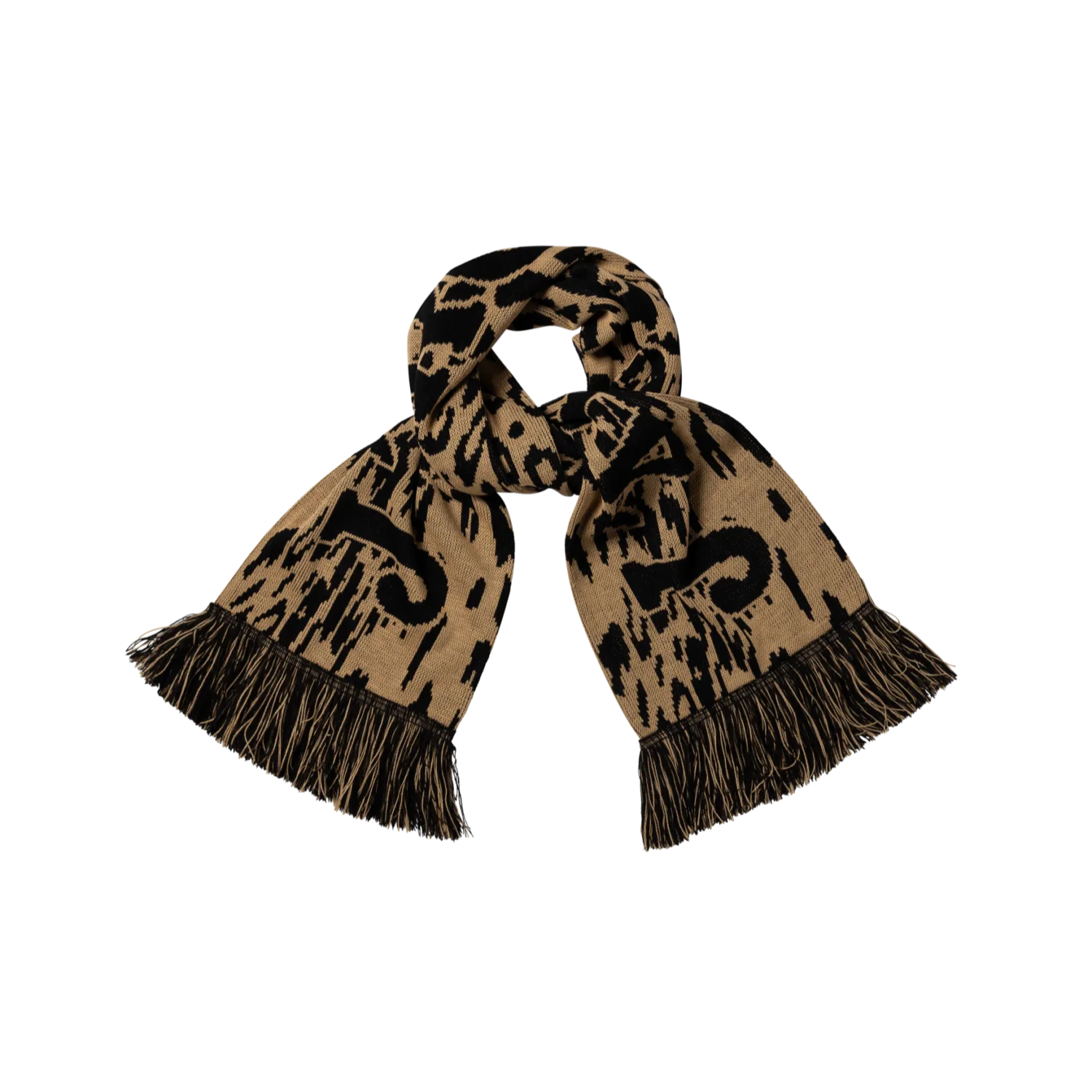 ARIES J'Adoro Aries Leopard Scarf Beige - ARIES 正面
