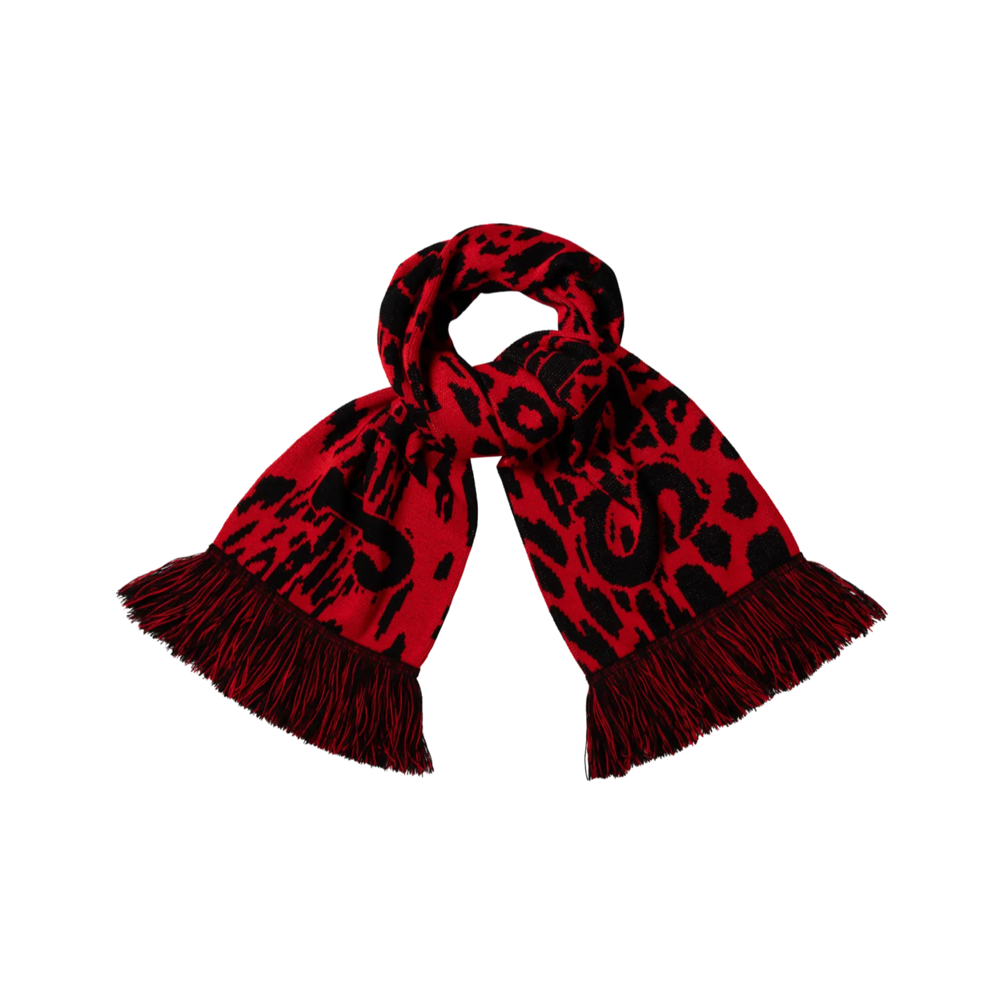 ARIES J'Adoro Aries Leopard Scarf Red - ARIES 正面