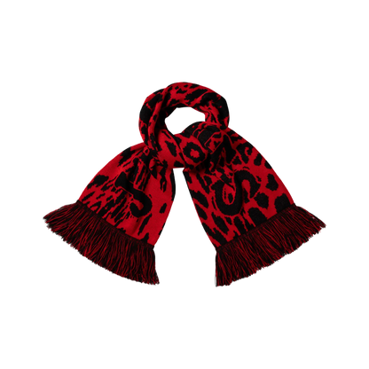 ARIES J'Adoro Aries Leopard Scarf Red - ARIES 正面