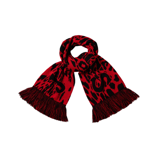 ARIES J'Adoro Aries Leopard Scarf Red - ARIES 正面