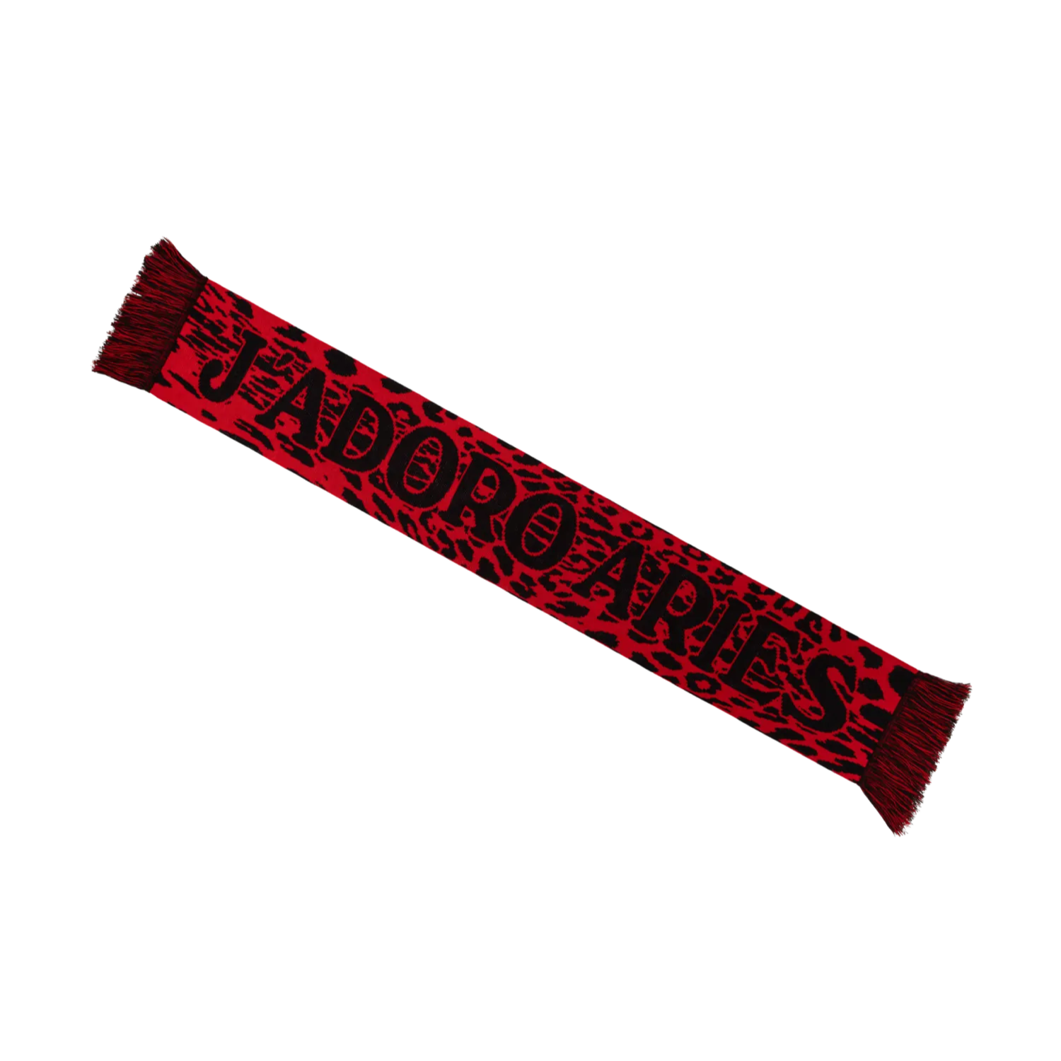 ARIES J'Adoro Aries Leopard Scarf Red - ARIES 裏面