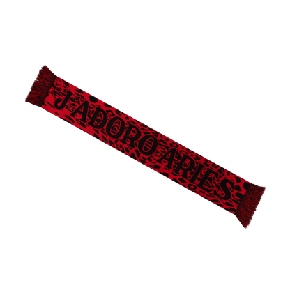 ARIES J'Adoro Aries Leopard Scarf Red - ARIES 裏面