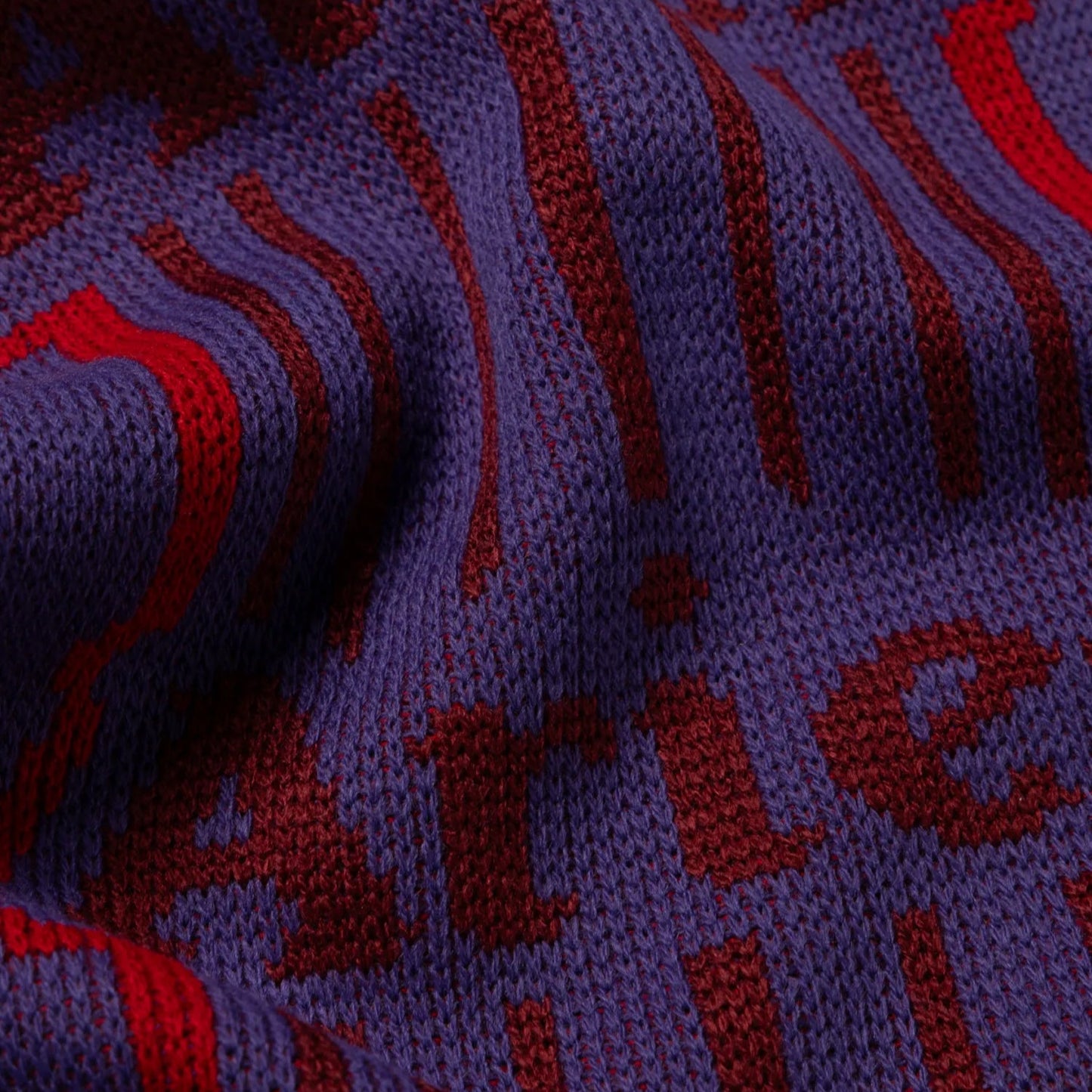 Column Scarf Purple - ARIES 生地部分のディテール