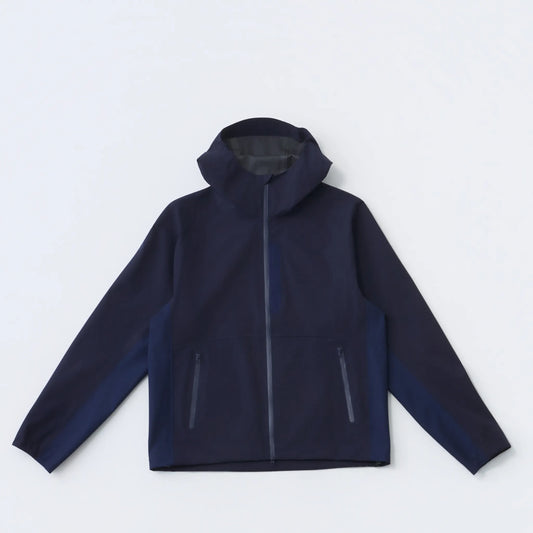 Hiking Patrol ARC LIGHTWEIGHT SHELL JACKET 2.0 DK NAVY フロントデザイン ジャケットトップス 全体ビュー