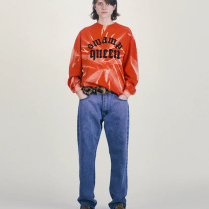 Rag Dye Swamp Queen LS Tee Multi - ARIES 着用正面