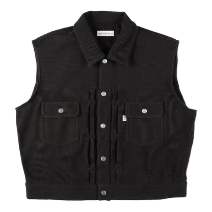 COSMOS TEXAS second vest black [ctfw25cs01](N)