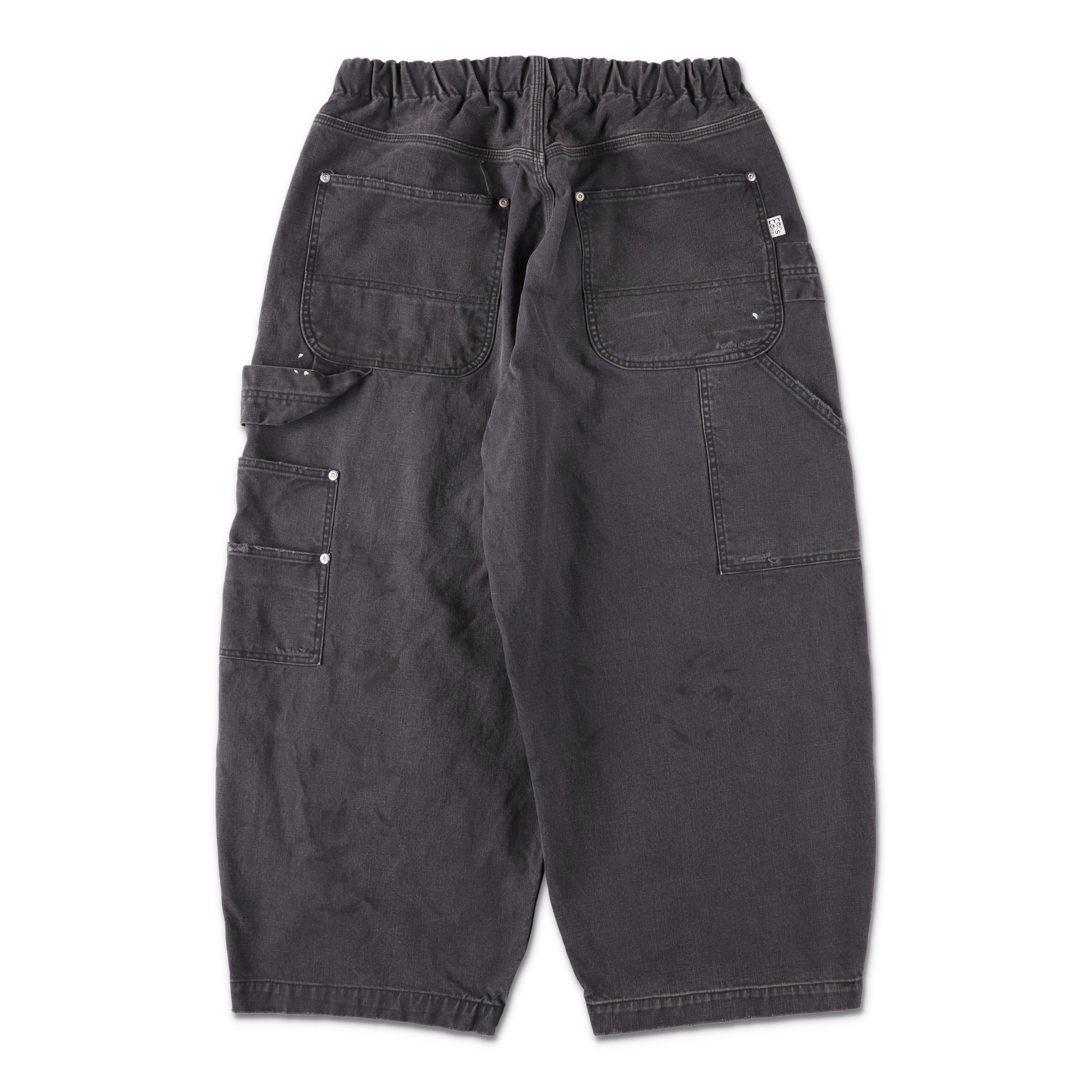 COSMOS TEXAS - ct double knee easy pant black – STUDY