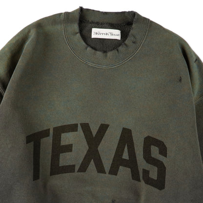 COSMOS TEXAS texas crew sweat black【ctfw25cs02】(N)