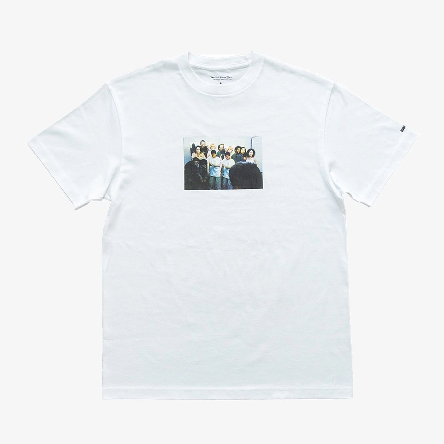 BLANK MAG Forever Young cast photo S/S Tee White 正面写真