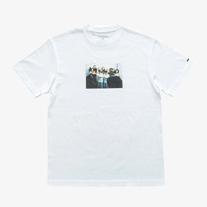 BLANK MAG Forever Young cast photo S/S Tee White 正面写真