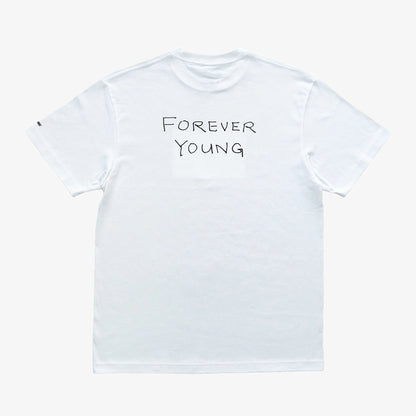 BLANK MAG Forever Young cast photo S/S Tee White　背面