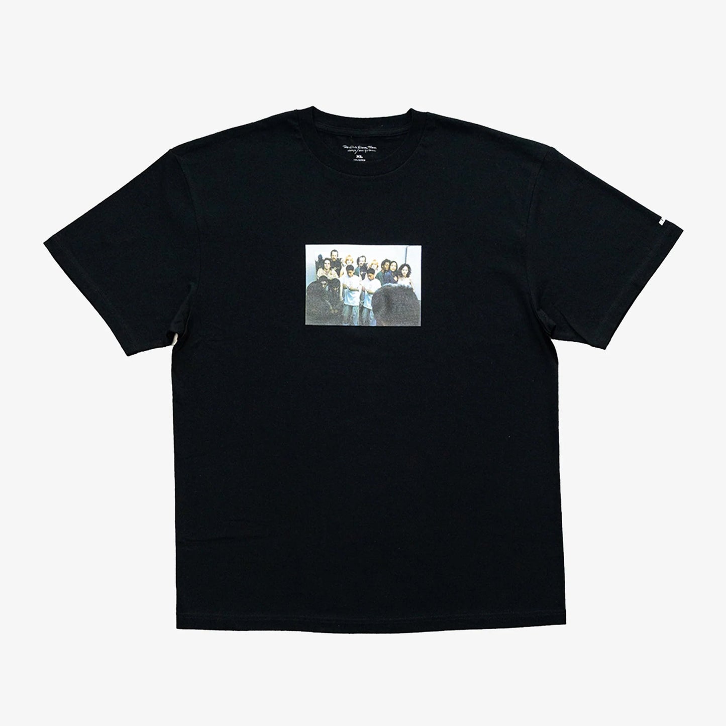 BLANK MAG Forever Young cast photo S/S Tee Black 正面写真