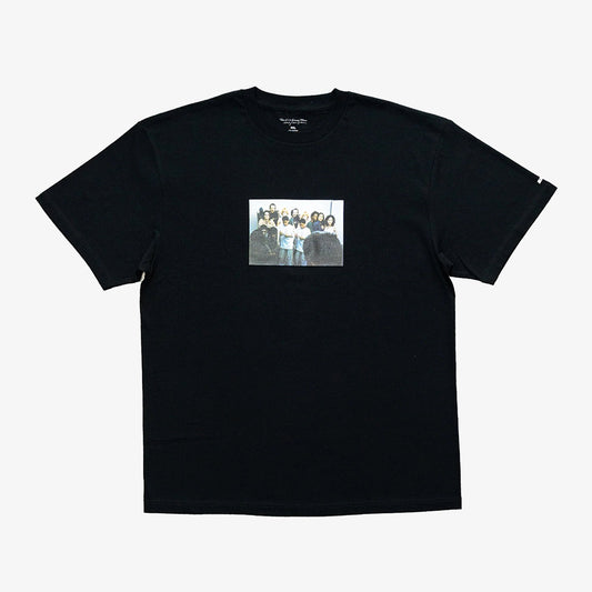 BLANK MAG Forever Young cast photo S/S Tee Black 正面写真
