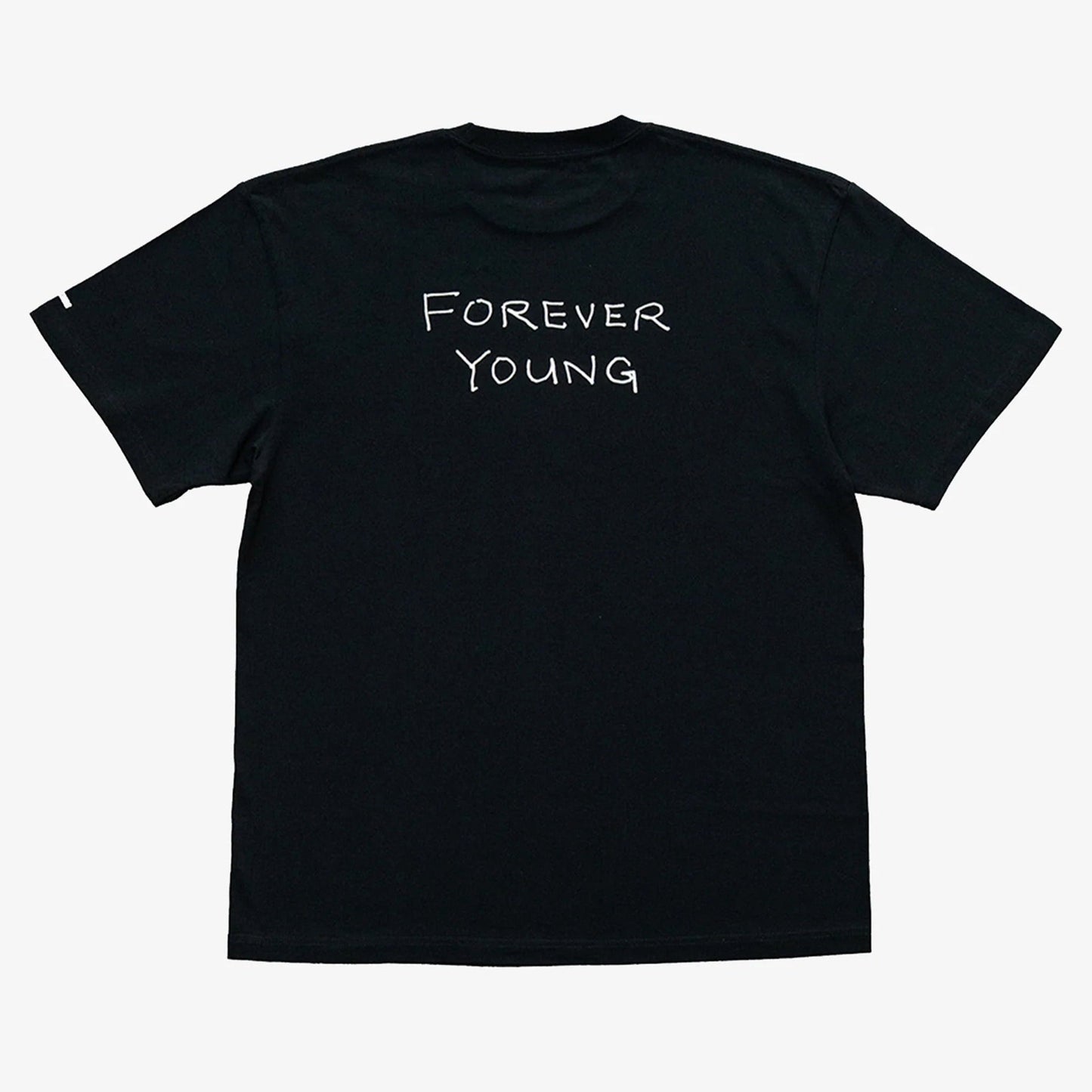BLANK MAG Forever Young cast photo S/S Tee Black　背面写真
