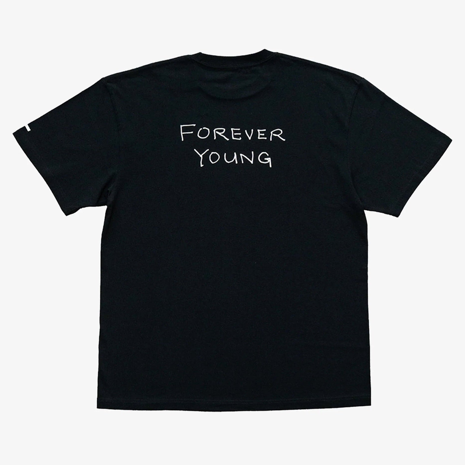 BLANK MAG Forever Young cast photo S/S Tee Black　背面写真