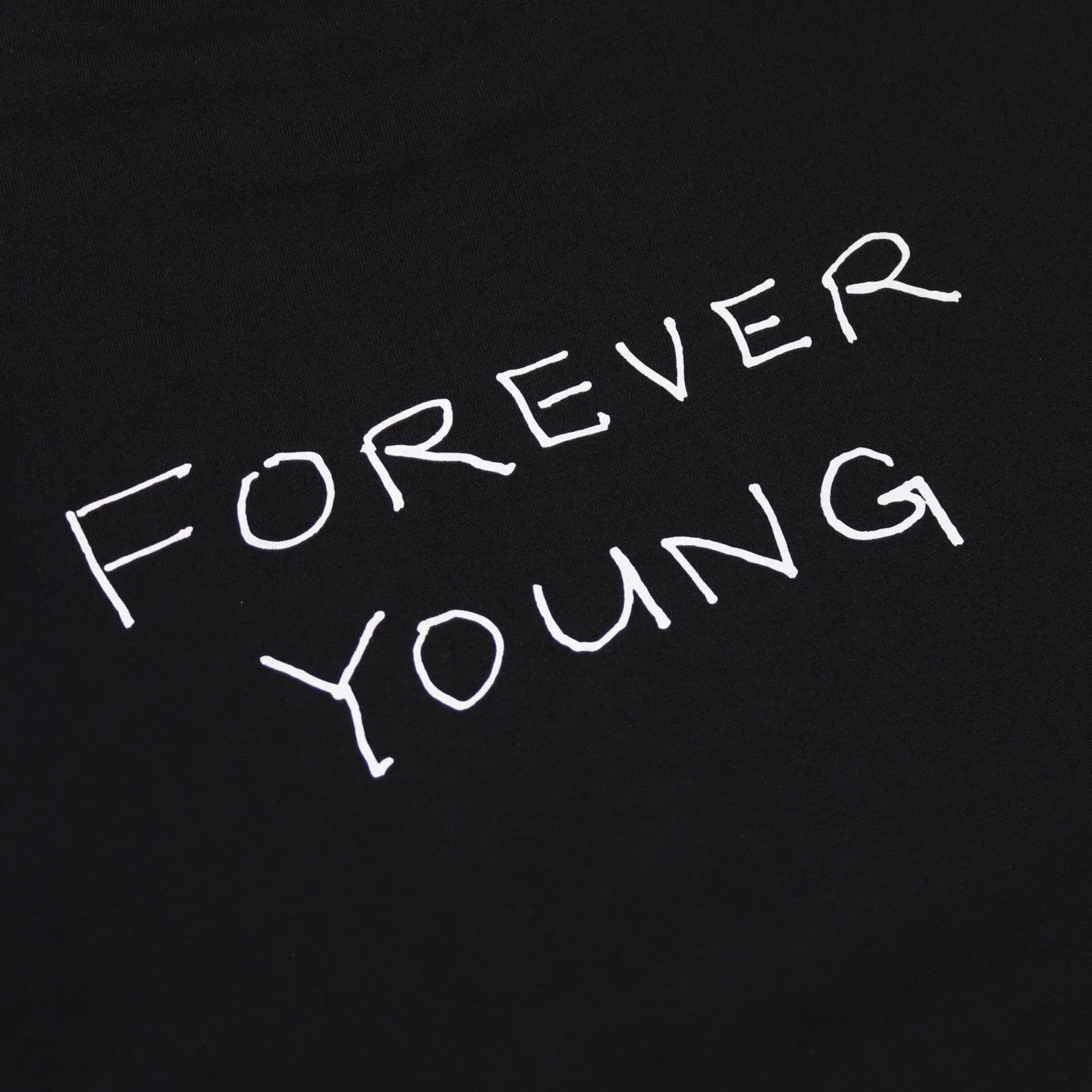 BLANK MAG Forever Young cast photo S/S Tee Black 背面ロゴ