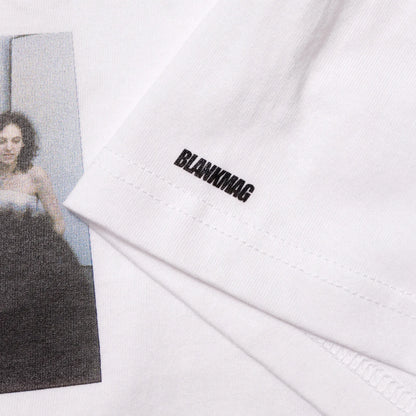 BLANK MAG Forever Young cast photo S/S Tee White 袖口ロゴ