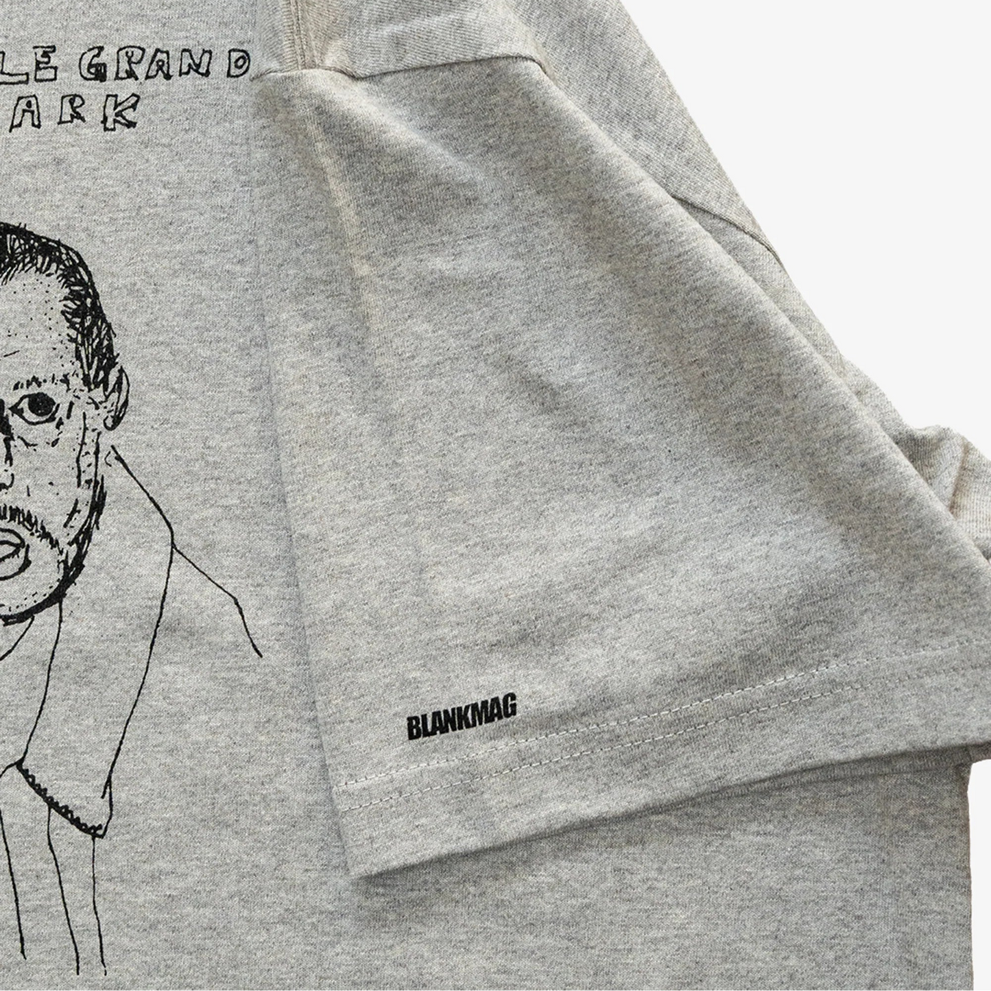 BLANK MAG Self-Portait  S/S tee H.Gray 部分写真