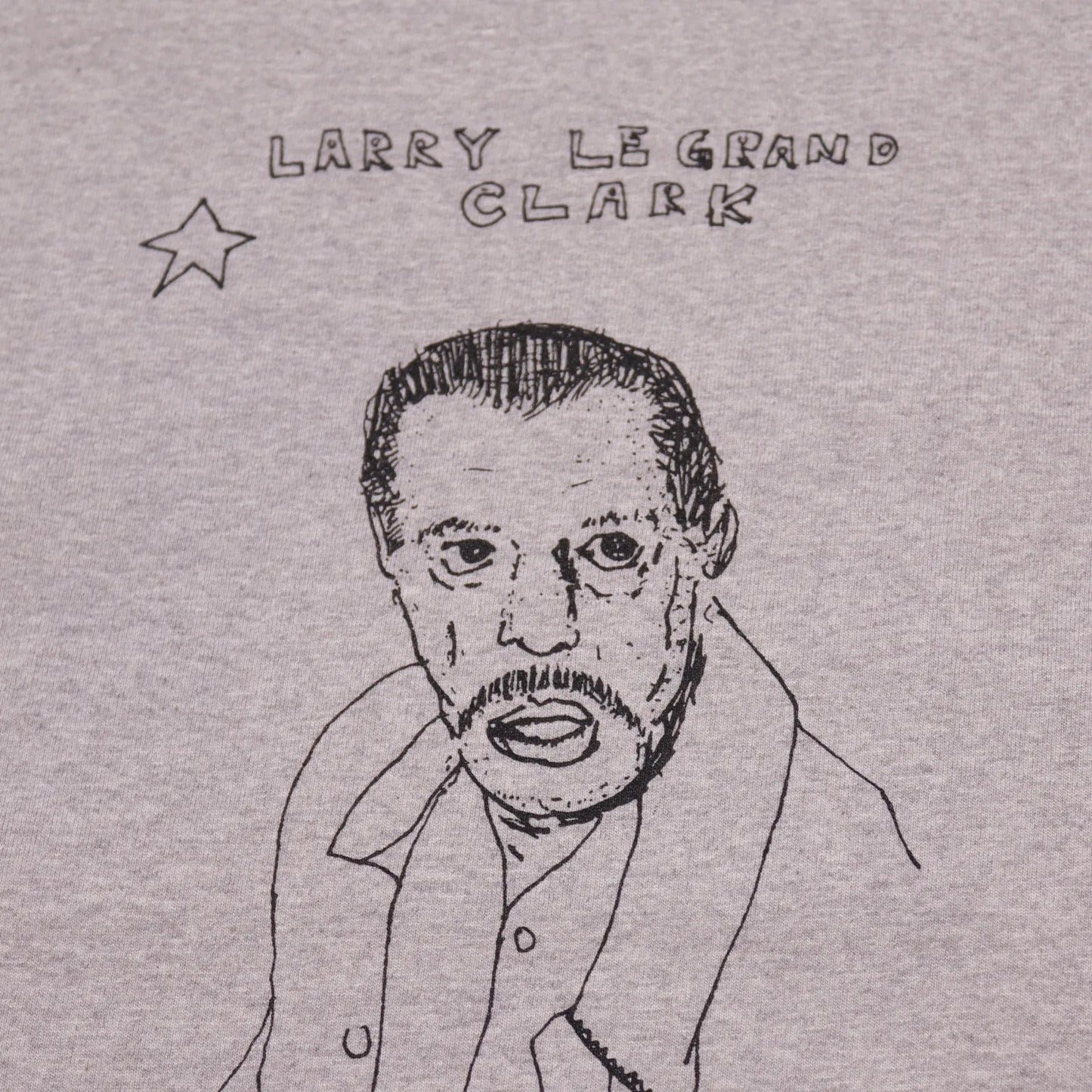 BLANK MAG Self-Portait  S/S tee H.Gray アートワーク部分