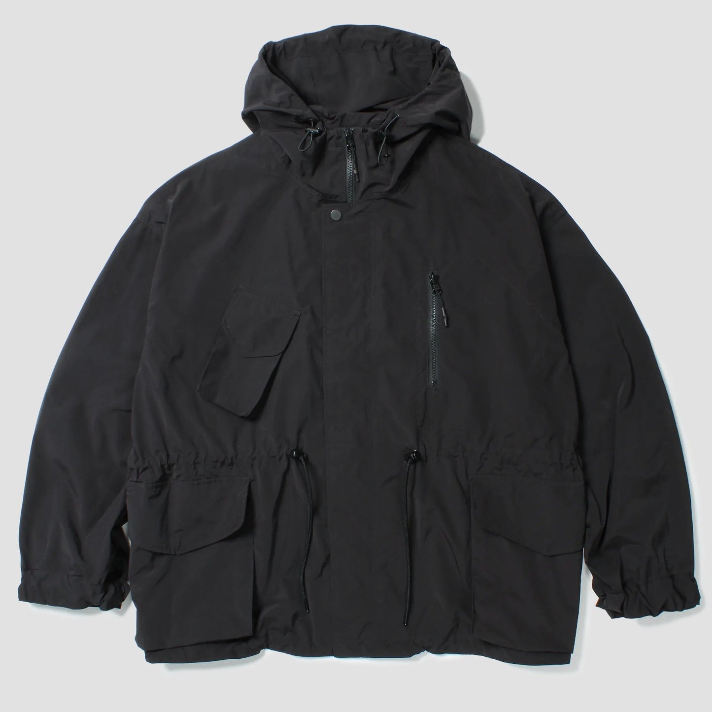 CABARET POVAL Nylon Combat Jacket Black 正面