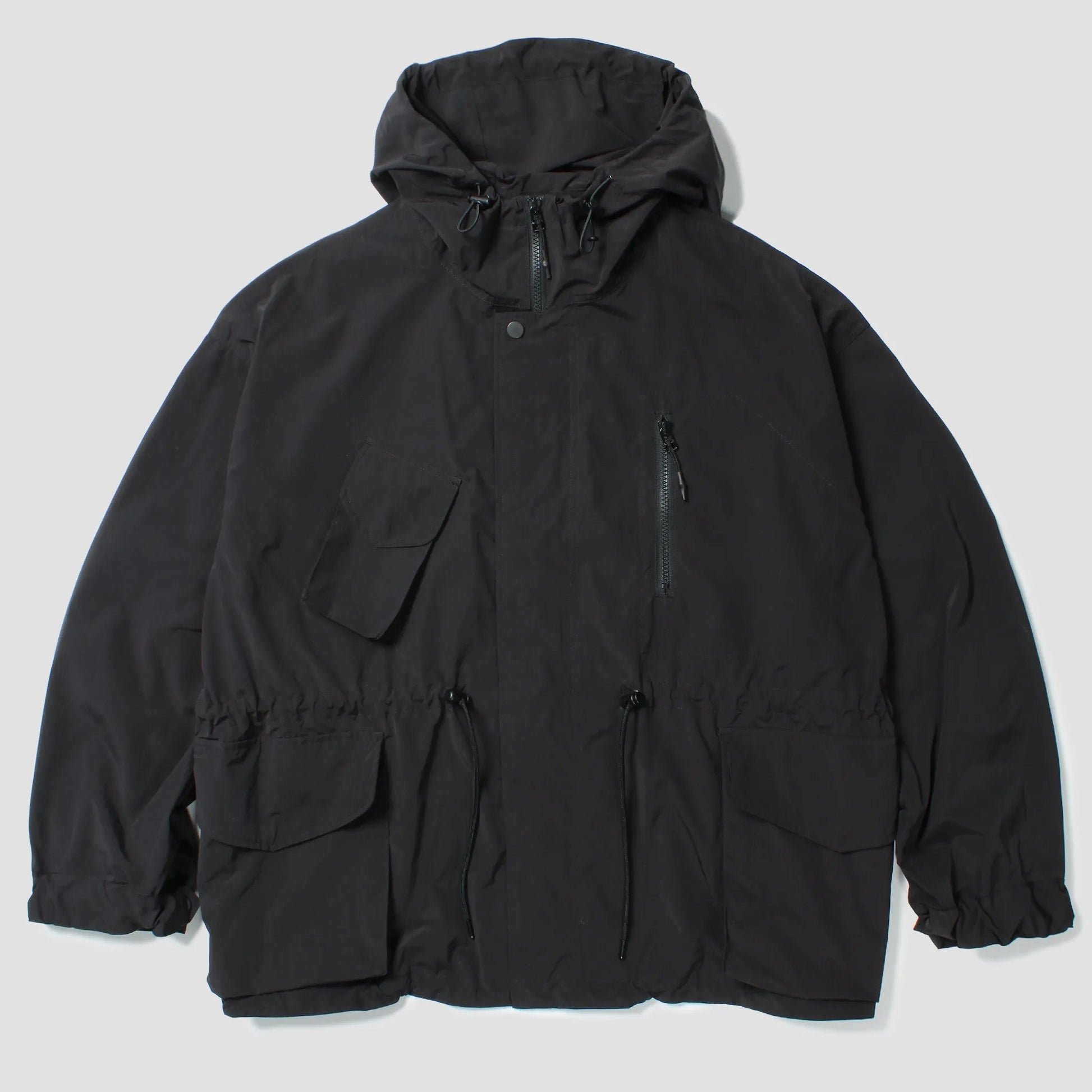 CABARET POVAL Nylon Combat Jacket Black 正面
