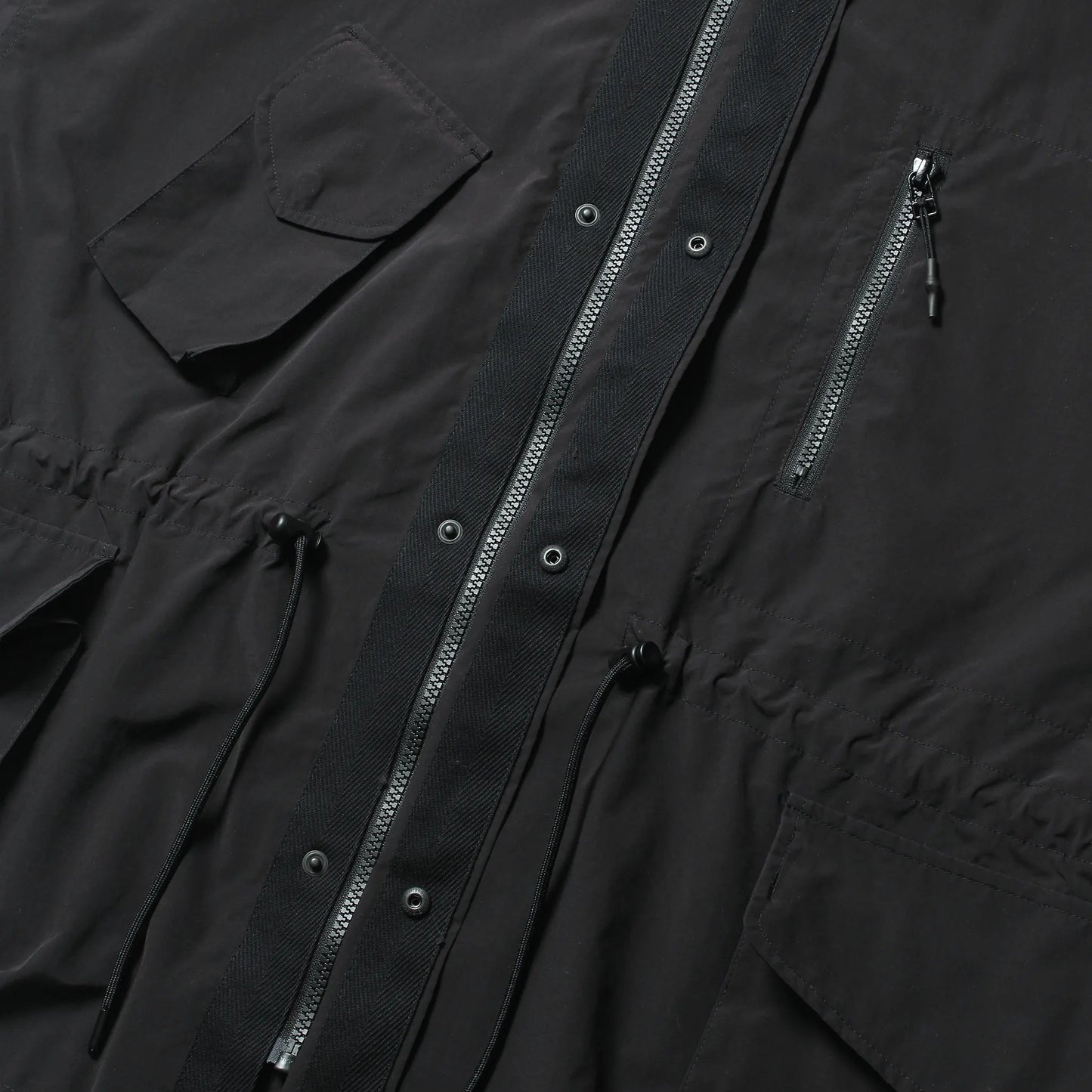 CABARET POVAL Nylon Combat Jacket Black 詳細