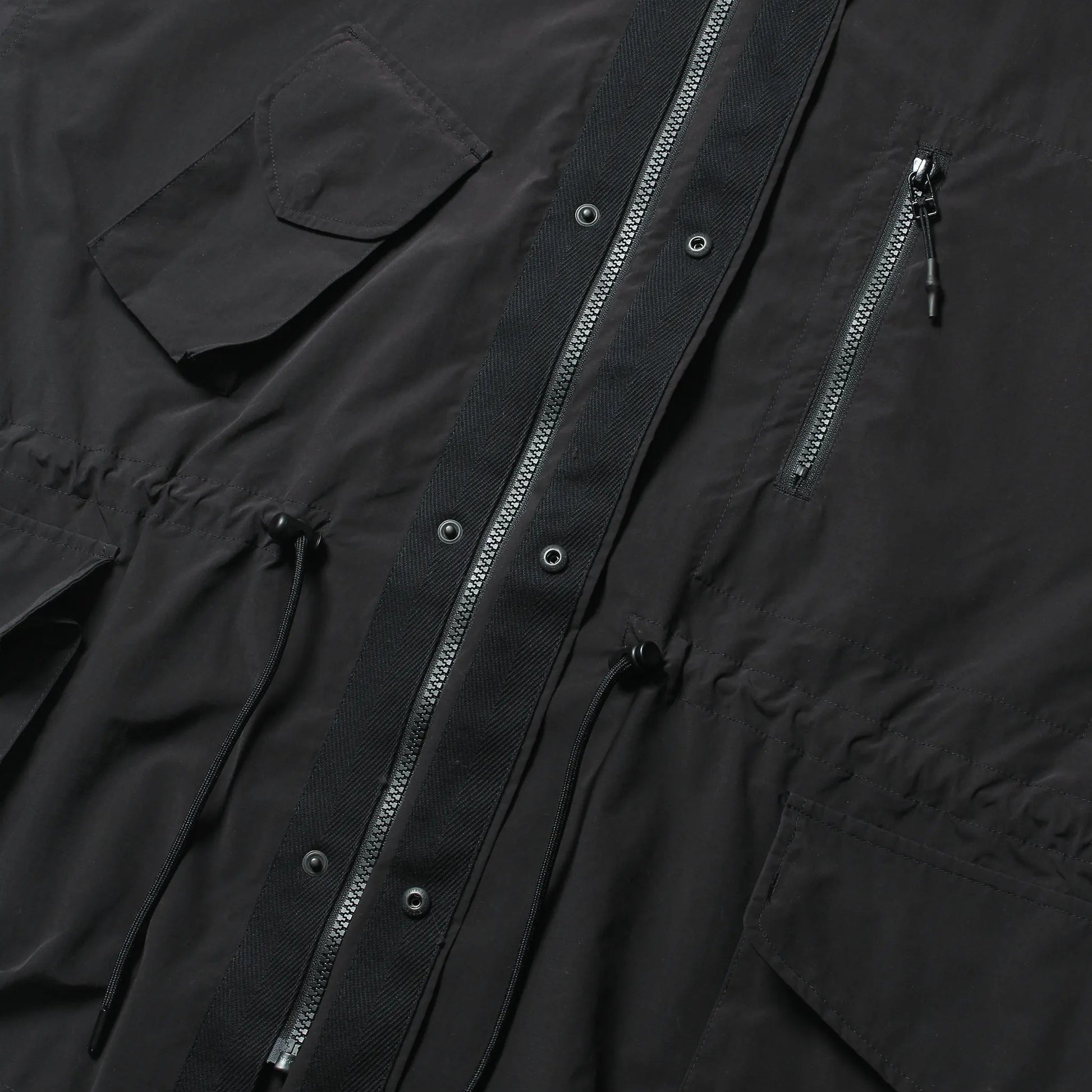 CABARET POVAL Nylon Combat Jacket Black 詳細