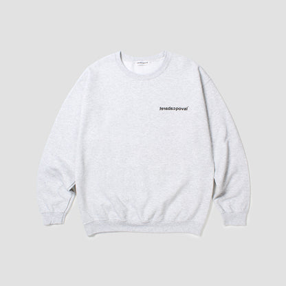 CABARET POVAL Schloss Crewneck Ash【25AW-PVA-SW05】(N)