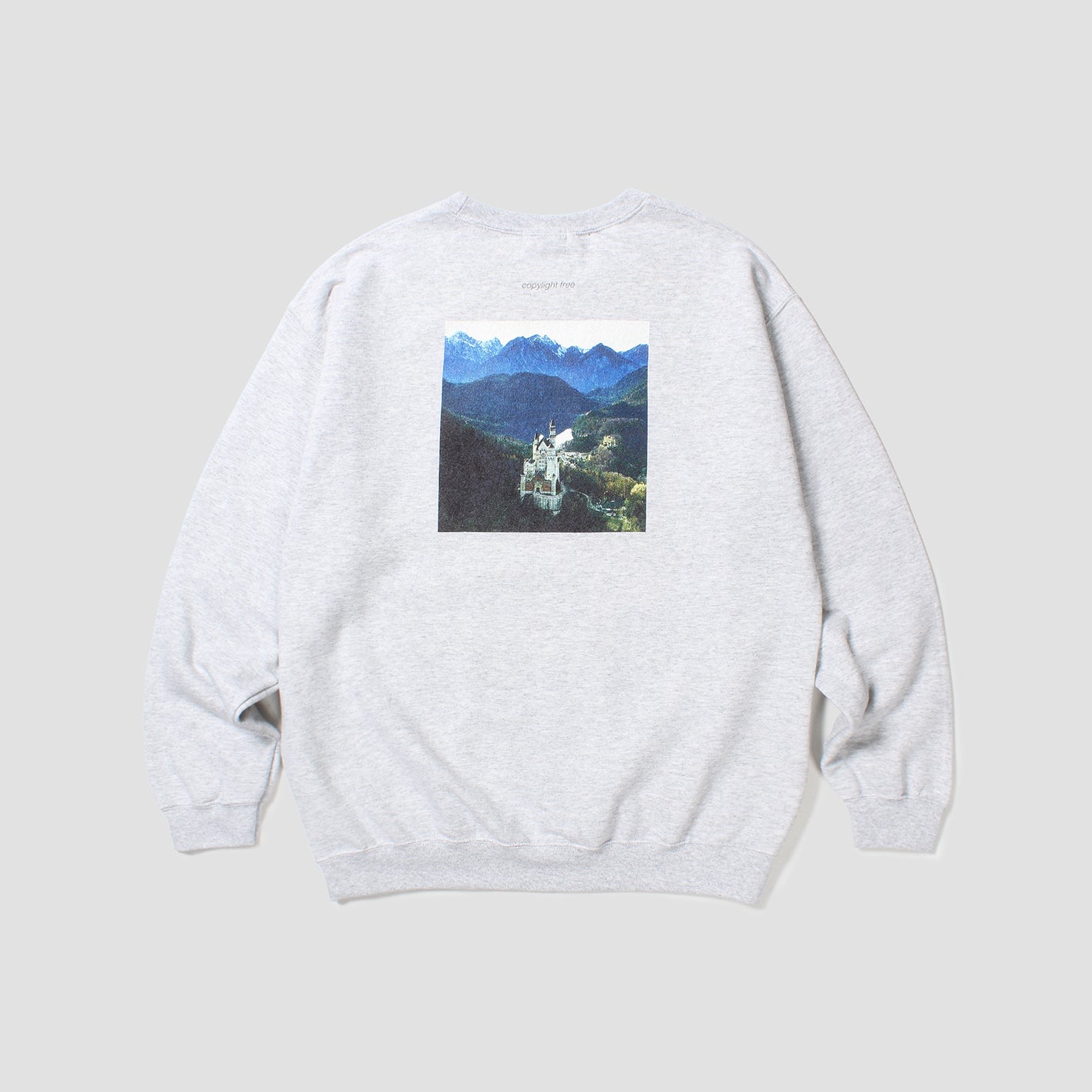 CABARET POVAL Schloss Crewneck Ash【25AW-PVA-SW05】(N)