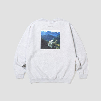 CABARET POVAL Schloss Crewneck Ash【25AW-PVA-SW05】(N)